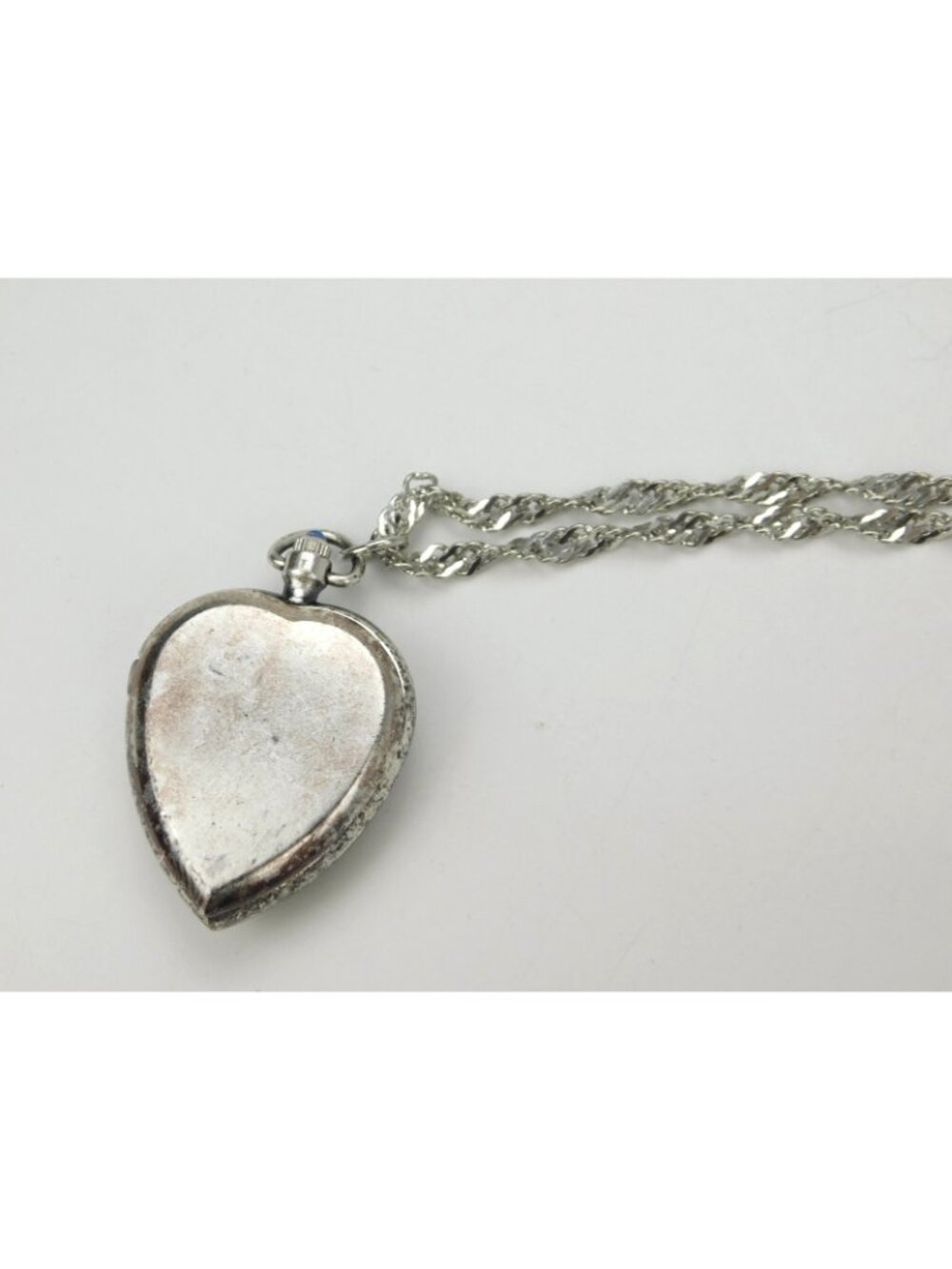 American Historical Society 1940 Mercury Dime Silver Locket Watch Necklace 30” - Picture 6 of 7